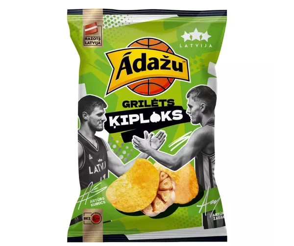 Čipsi Ādažu Grilēts ķiploks 130g