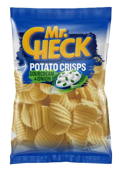Čipsi kartupeļu ar krējuma garšu 90g, Mr.Check