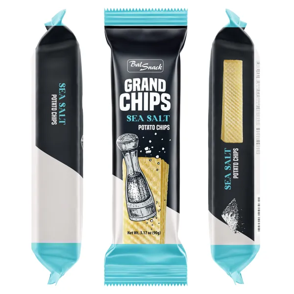 Čipsi kartupeļu lielie ar Jūras sāli 60g