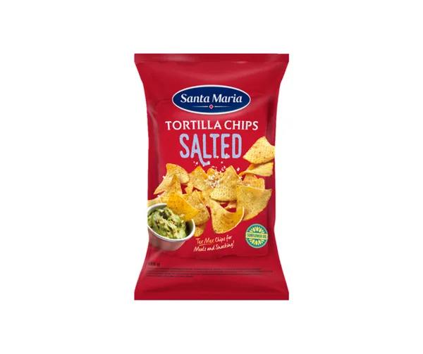 Čipsi kukurūzas Santa Maria ar sāli 185g
