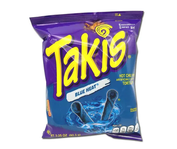 Čipsi kukurūzas Blue Heat 100g, Takis