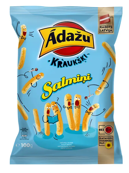 Čipsi Salmiņi 100g, Ādažu Kraukšķi