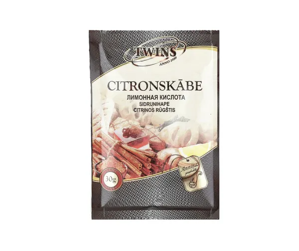 Citronskābe 30g, Twins
