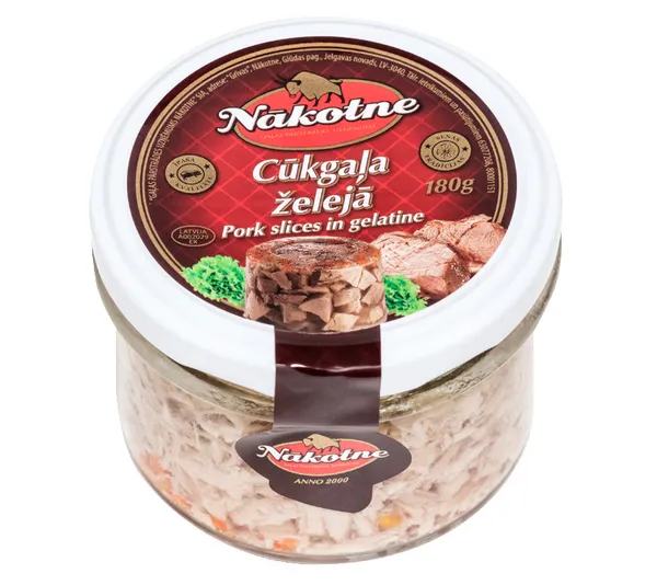 Cūkgaļa želejā NĀKOTNE 180g