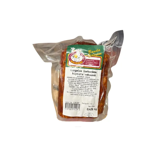 Cūkgaļas karbonāde kūpināta, sverama, Ventspils Miesnieks