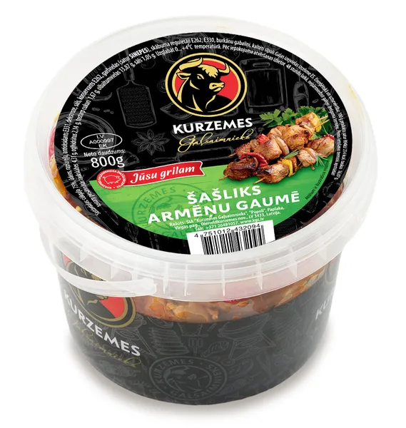 Cūkgaļas šašliks armēņu gaumē Jūsu grilam 800g, KGS