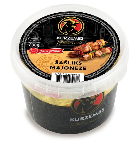 Cūkgaļas šašliks majonēzē Jūsu Grilam 800g, KGS