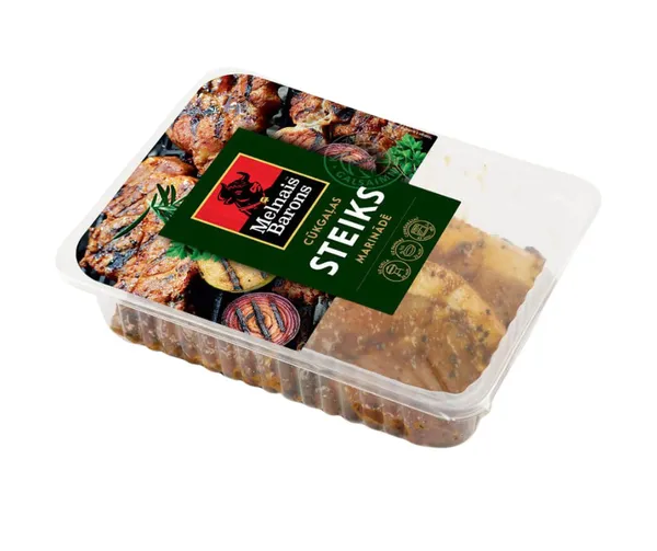 Cūkgaļas steiki marinādē, Melnais Barons, sverami, KGS