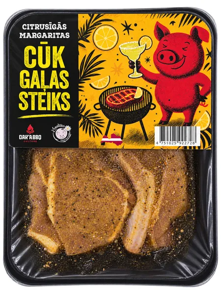 Cūkgaļas steiks Citrusīgās Margaritas 600g, Kumelītes