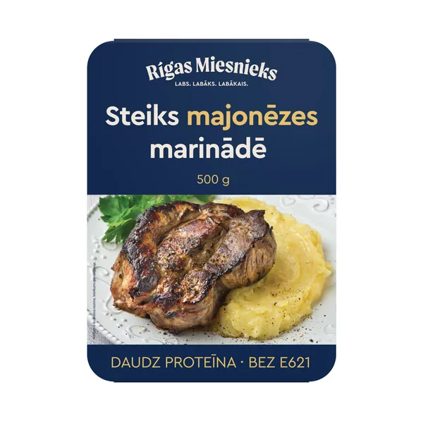 Cūkgaļas steiks majonēzes marinādē RM 500g
