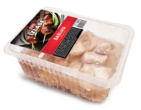 Cūkgaļas tradicionālais šašliks 800g, LaTS izlase