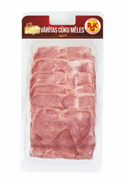 Cūku mēles rulete vārīta šķēlēs 200g, RGK