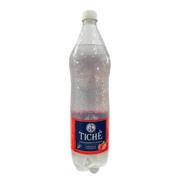 Dab. minerālūdens gāzēts ar zemeņu garšu 1.5l PET, Tiche