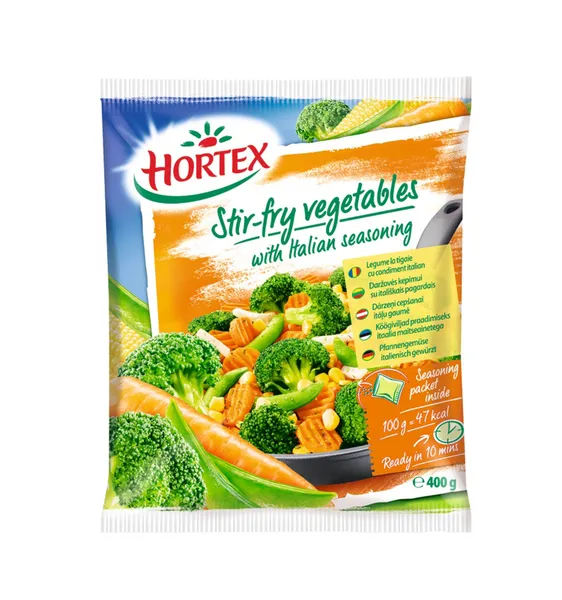 Dārzeņi cepšanai itāļu gaumē saldēti 400g, Hortex