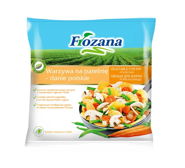 Dārzeņi cepšanai Poļu gaumē, saldēti 400g, Frozana
