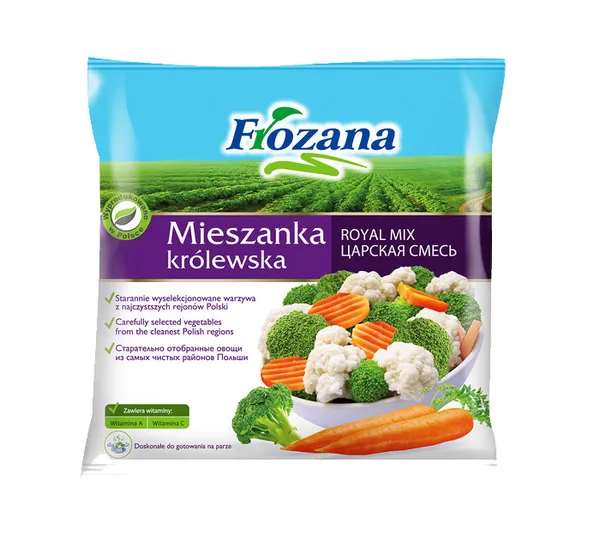 Dārzeņu maisījums saldēts Royal Mix 400g, Frozana