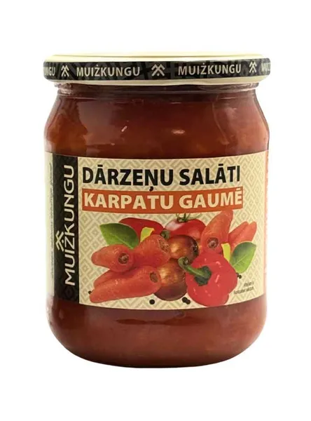 Dārzeņu salāti MUIŽKUNGU Karpatu gaumē 460g