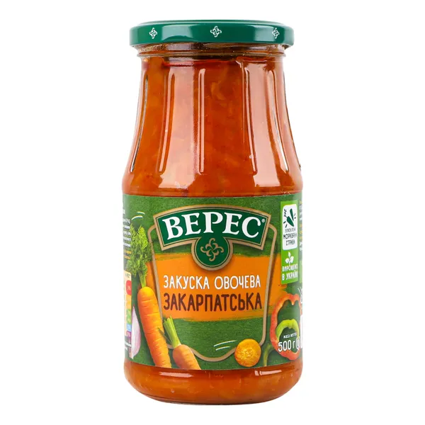 Dārzeņu uzkoda ZAKARPATSKA 500g, Veres