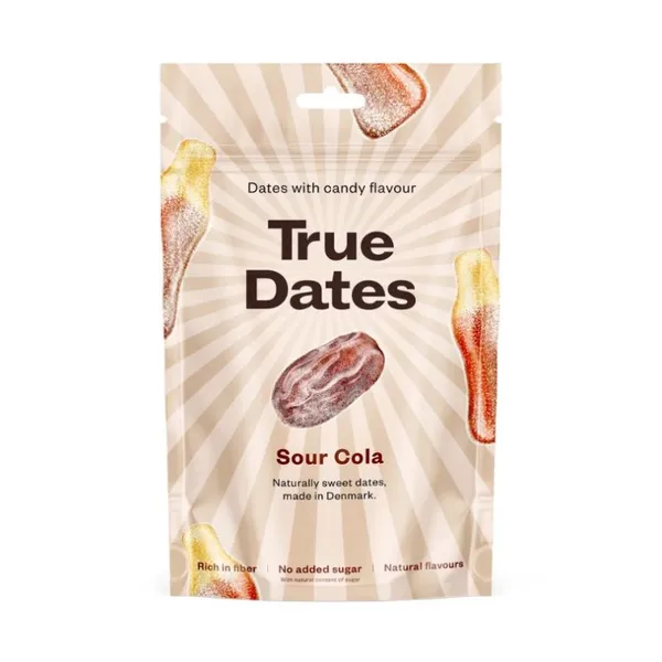 Dateles Sour Cola 100g, True Dates