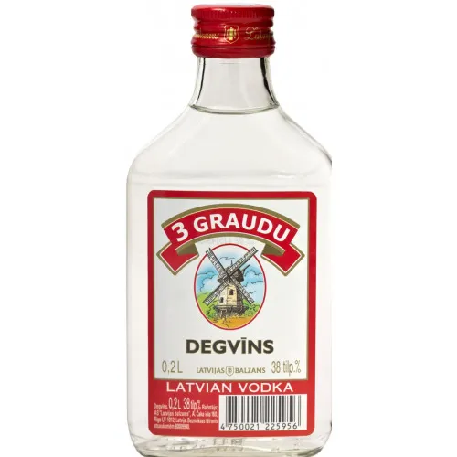 Degvīns 3 Graudu 38% 0,2l