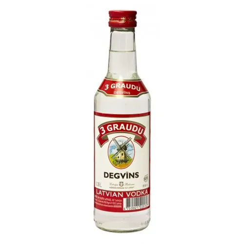 Degvīns 3 GRAUDU, 38%, 0.2 l