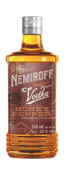 Degvīns arom. Nemiroff Honey Pepper 40% 0.5l