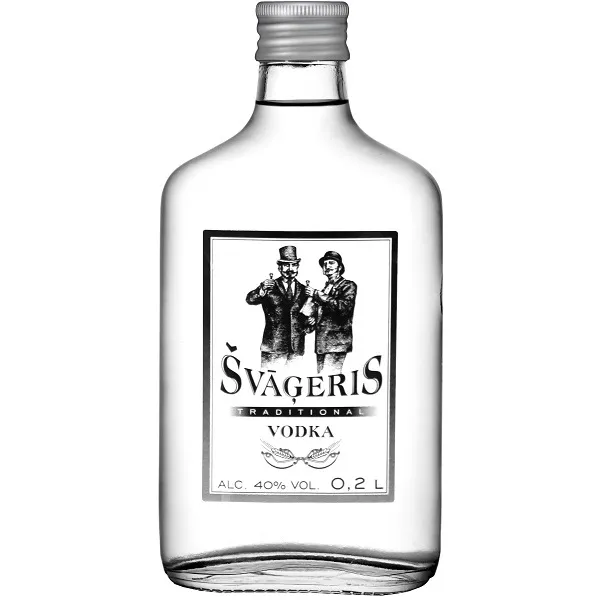 Degvīns ŠVĀĢERIS VODKA, 37,5%, PET, 0.2l