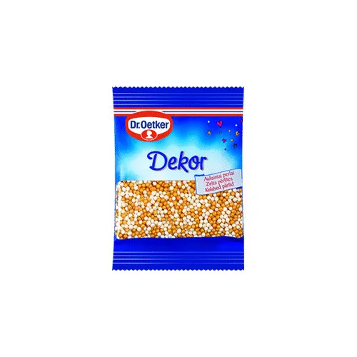 Dekori ēdieniem Zelta pērles 10g, Dr.Oetker
