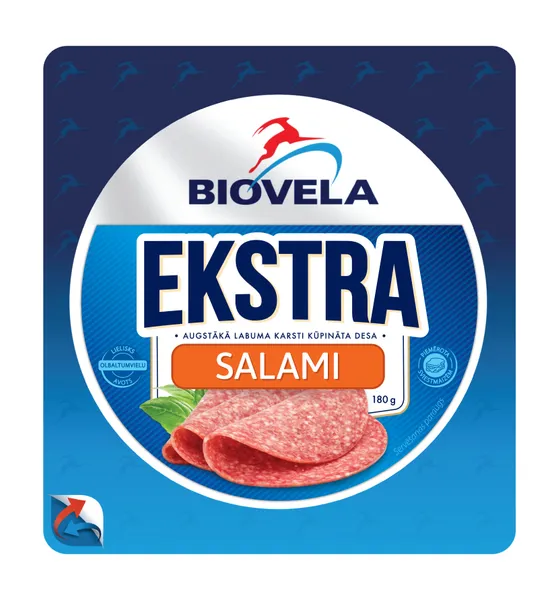 Karsti kūpināta salami desa Ekstra BIOVELA 180g