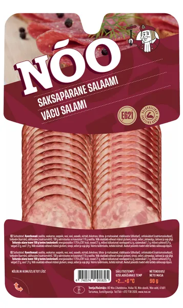 Desa salami Vasaļu ar sieru 90g, NOO