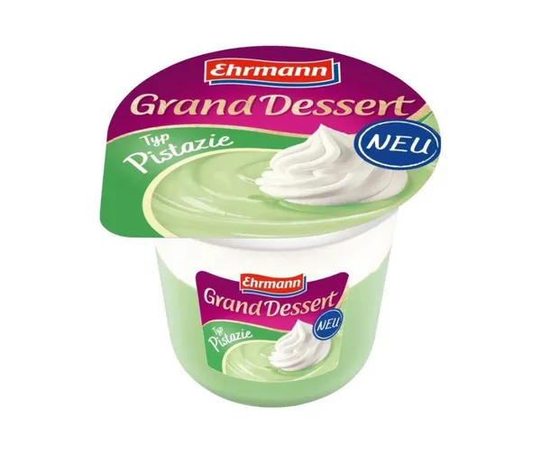 Deserts ar pistāciju garšu Grand Dessert 190g, Ehrmann
