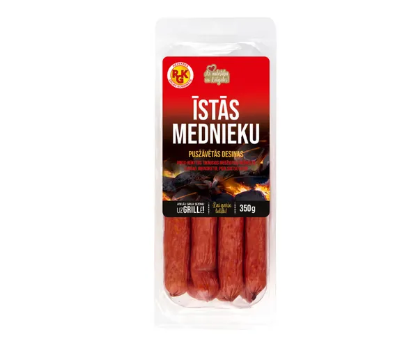 Īstās mednieku desiņas RGK pusžāvētās 350g