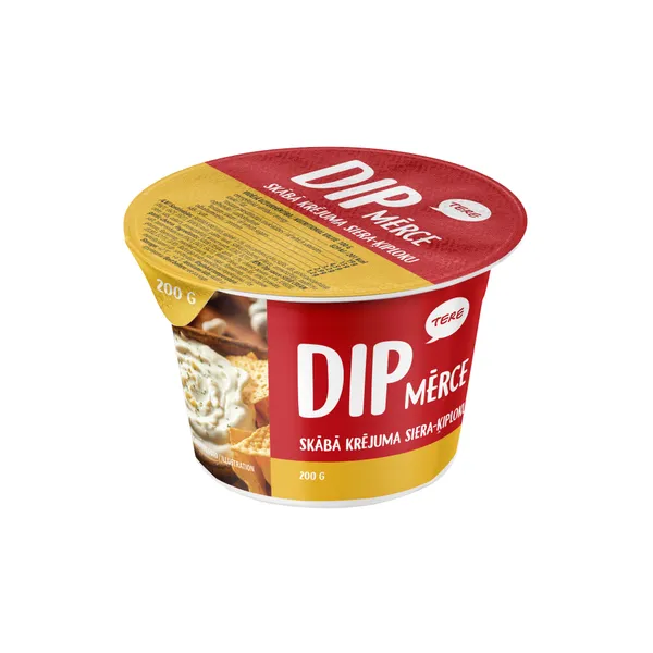 Dipmērce siera - ķiploku 200g, Tere