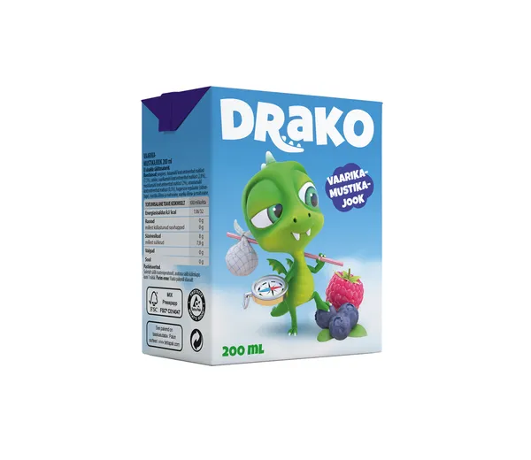 Dzēriens Drako aveņu melleņu 0.2l