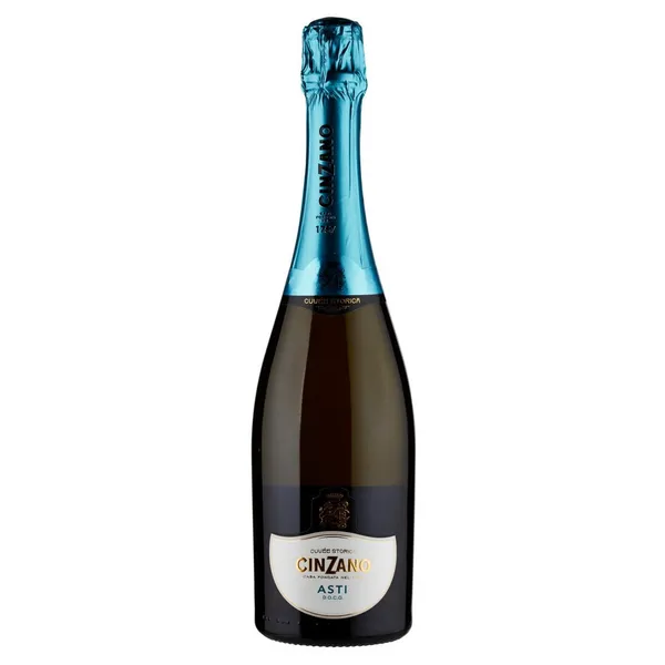 Dzirkstošais vīns CINZANO Asti, balts, salds, 7%, 0.75 l