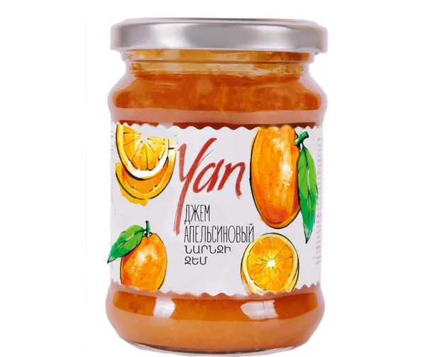 Džems Apelsīnu 300g, Yan