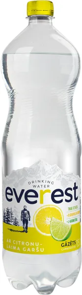 Dzeramais ūdens ar citronu un laima garšu 1.5l, Everest