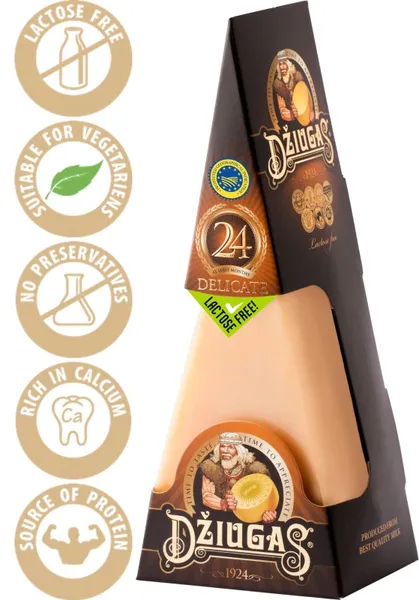 Siers Džiugas Delicate 40% 24mēneši 180g