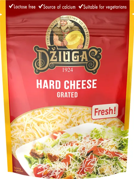 Siers Džiugas 40% rīvēts 100g