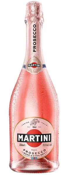 Dz.vīns Martini Prosecco Rose D.O.C. sausais 11.5% 0.75l