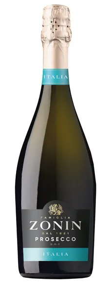 Dz.vīns Zonin Prosecco Cuvee 1821 DOC sausais 11% 0.75l