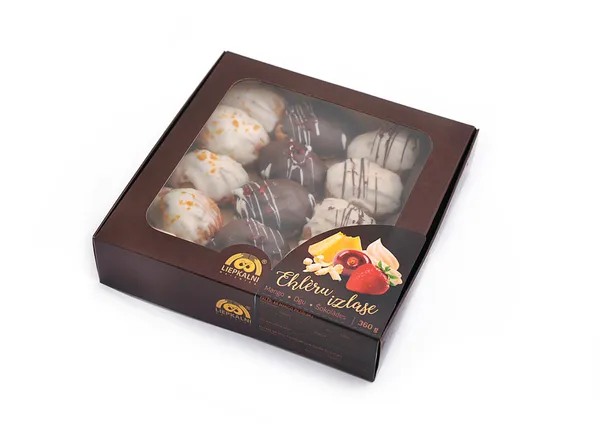 Eklēru izlase (ar mango, ogu un šokolādes pildījumu) 360g, Liepkalni