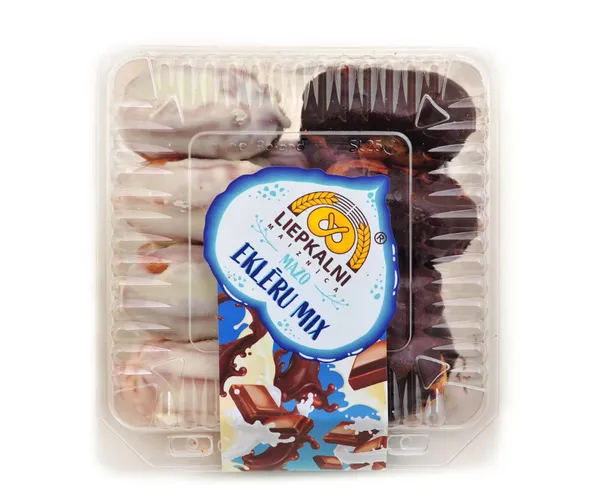 Eklēru izlase Mix ar brūnu un baltu šokolādi 300g, Liepkalni