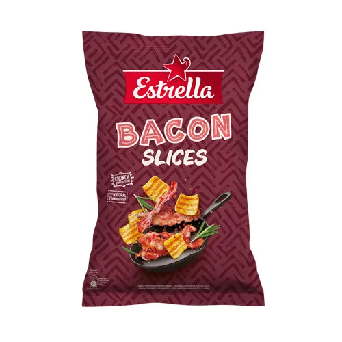 Ekstrūderi ar bekona garšu 110g, Estrella