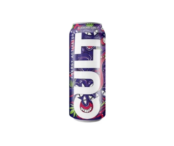 Enerģijas dzēriens Blueberry 0.5l CAN, Cult