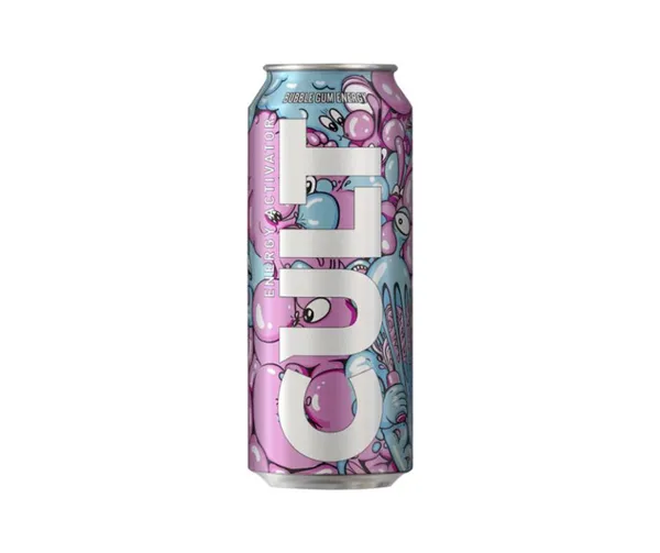 Enerģijas dzēriens Bubble Gum 0.5l CAN, Cult