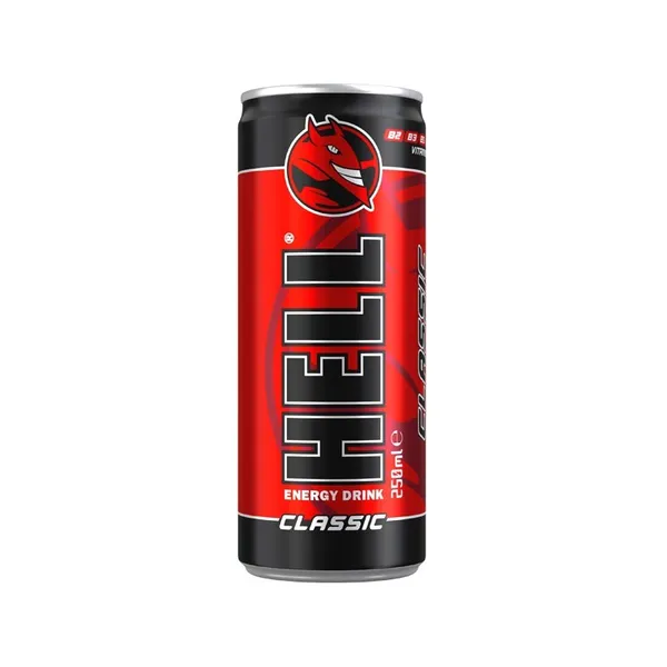 Enerģijas dzēriens Classic 0.25l CAN, Hell