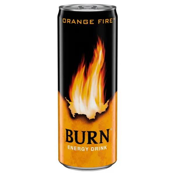 Enerģijas dzēriens Orange Fire 0.25l CAN, Burn