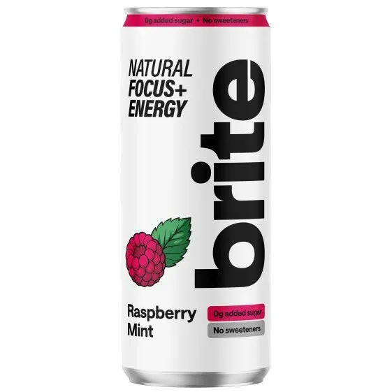 Enerģijas dzēriens Raspberry Mint, 330ml, Brite