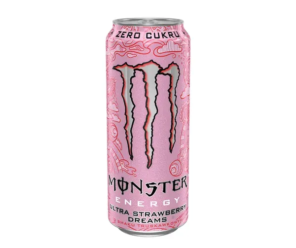 Enerģijas dzēriens Strawberry 0.5l CAN, Monster